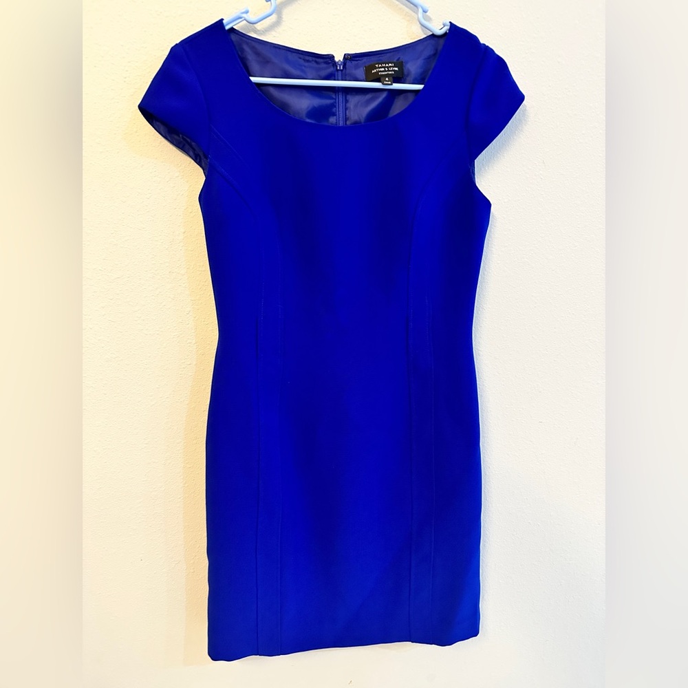 Tahari Royal Blue Dress